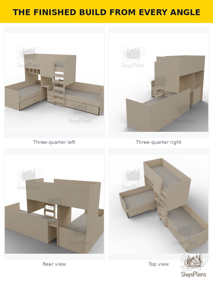 Kids Corner Bunk Bed - Photo 6