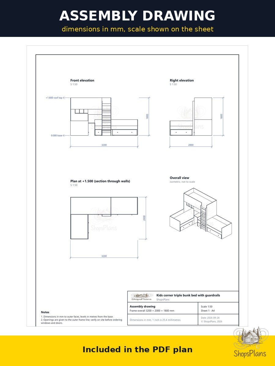 Kids Corner Bunk Bed - Photo 8
