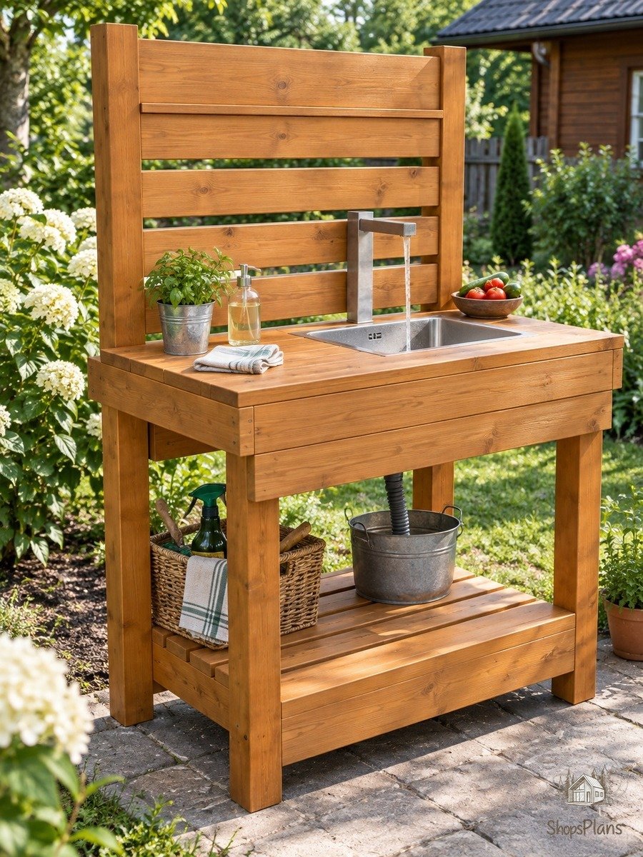 Outdoor Garden Wash Station - Photo 3