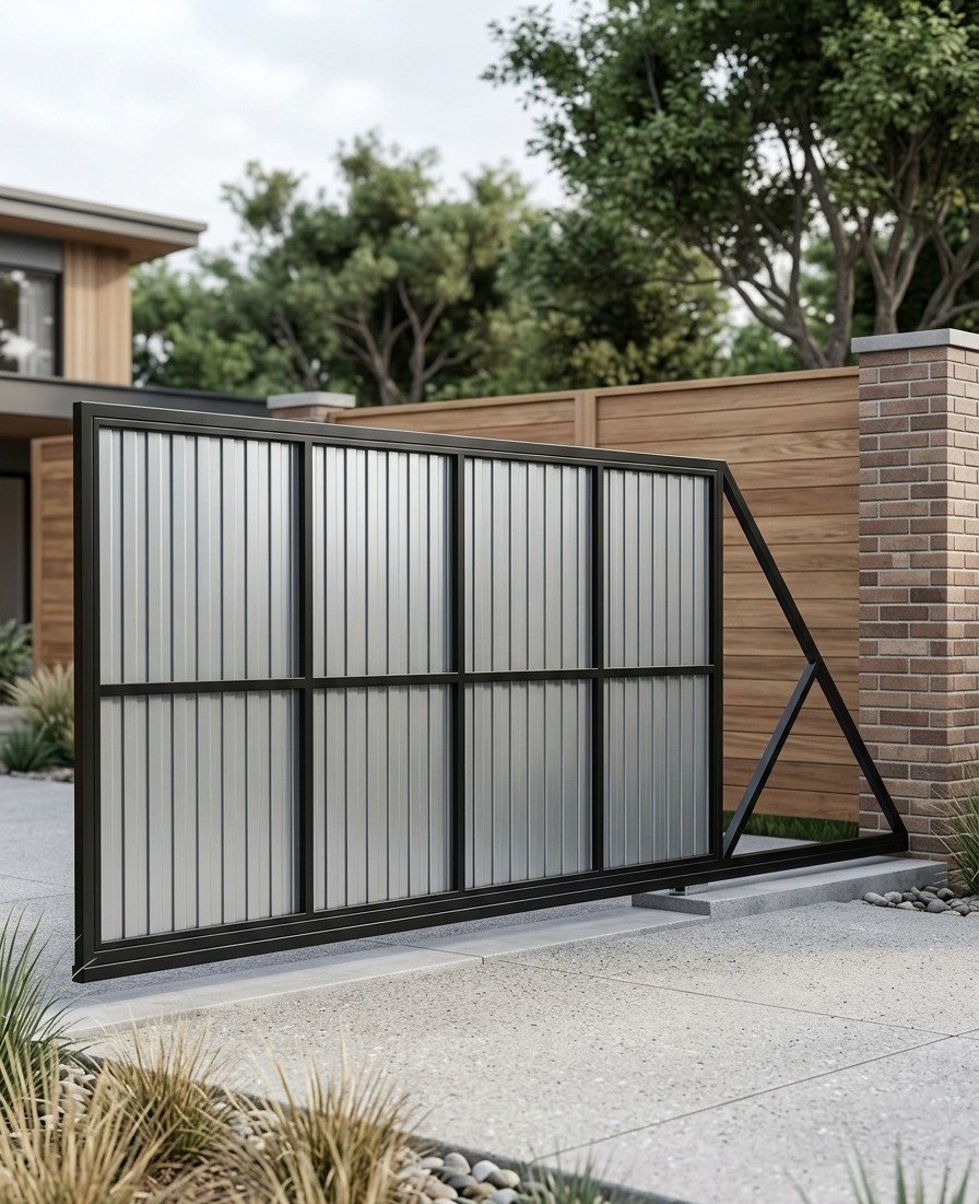 Sliding Cantilever Driveway Gate - Photo 3