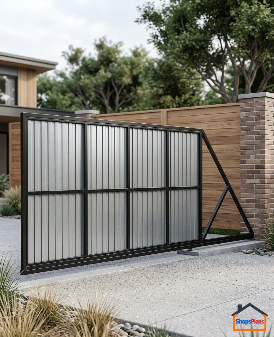 Sliding Cantilever Driveway Gate - Photo 1
