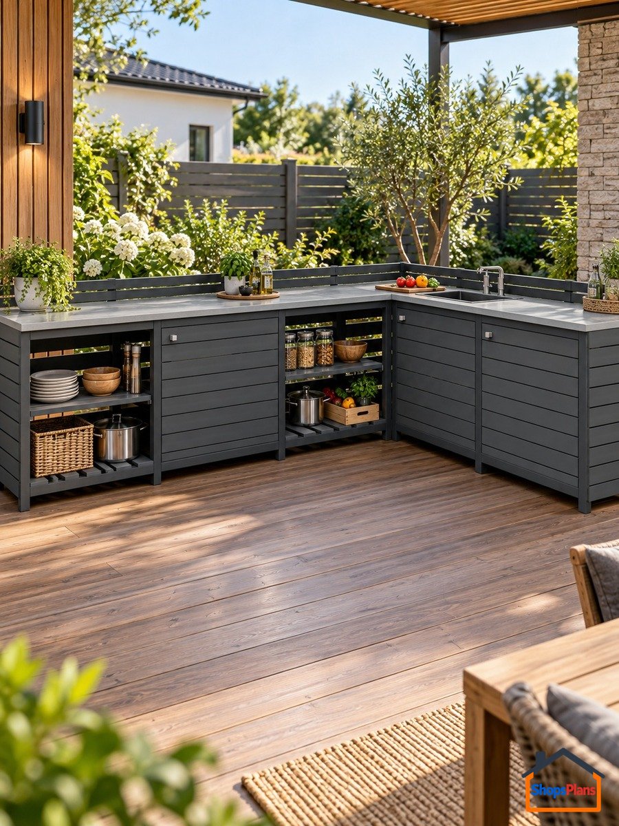 Modular Corner Outdoor Kitchen - Photo 1