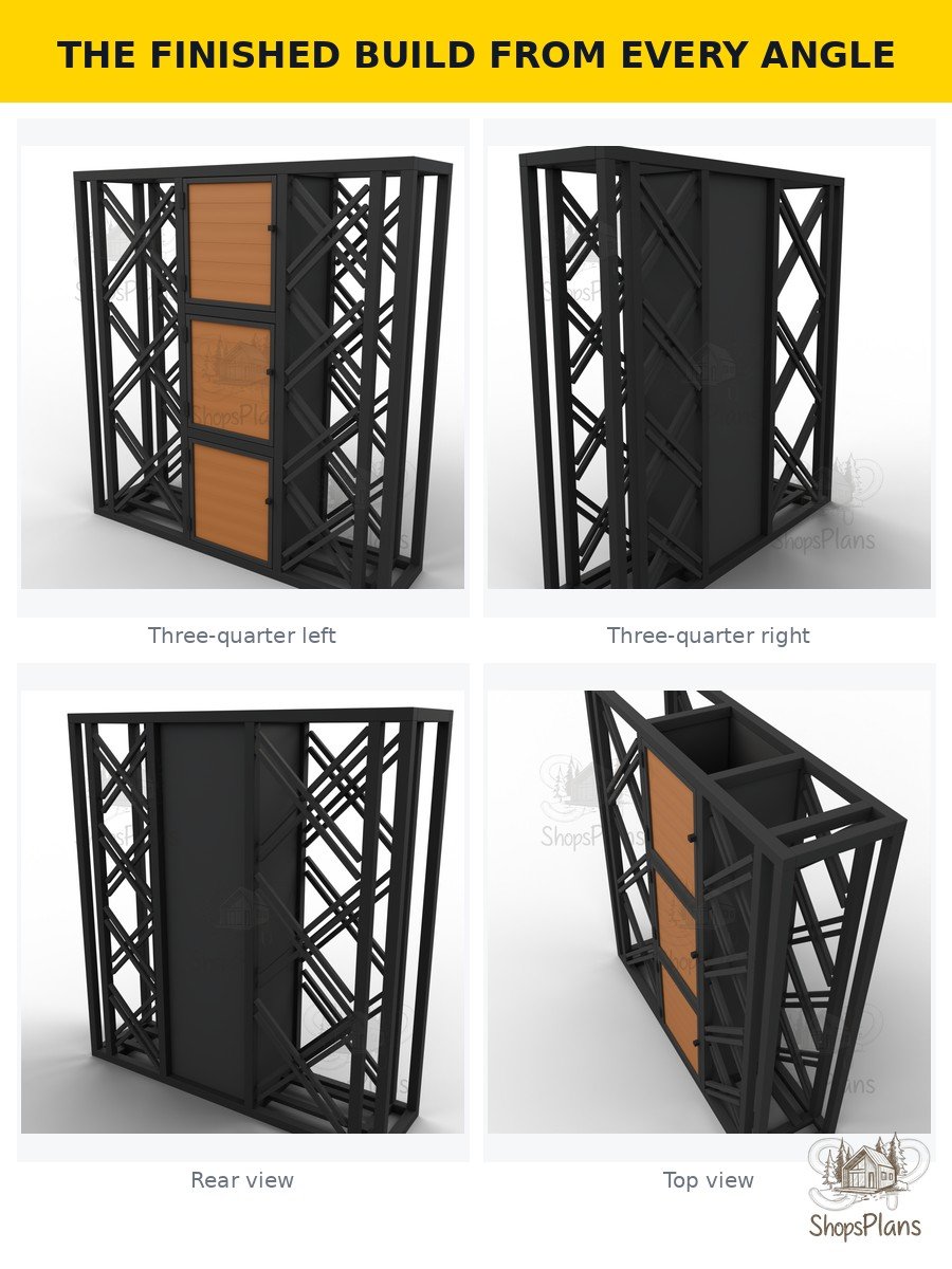 Garden Wood Storage Cabinet - Photo 7