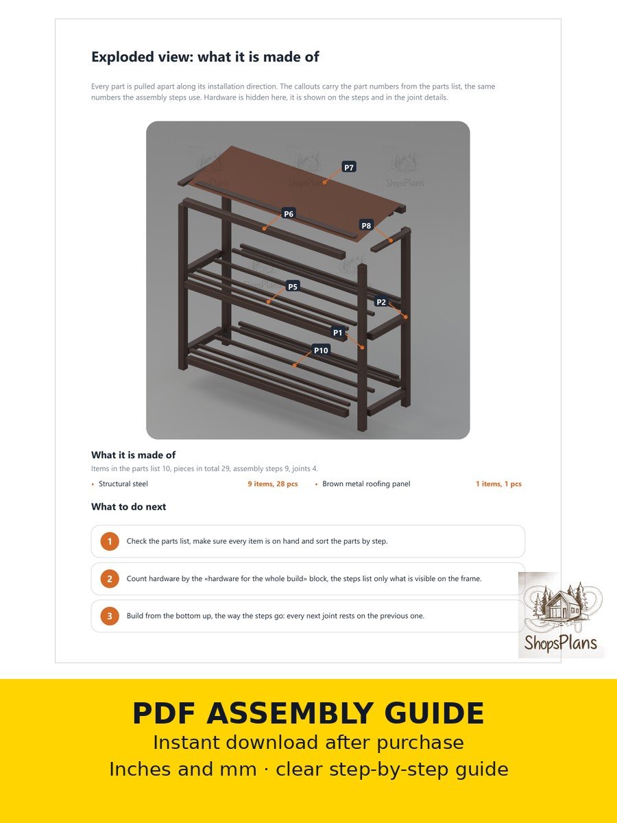 Metal Firewood Rack - Photo 3