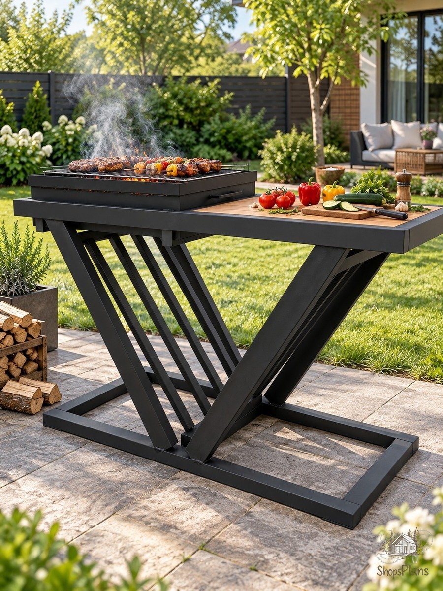 Industrial Style Metal Grill - Photo 3